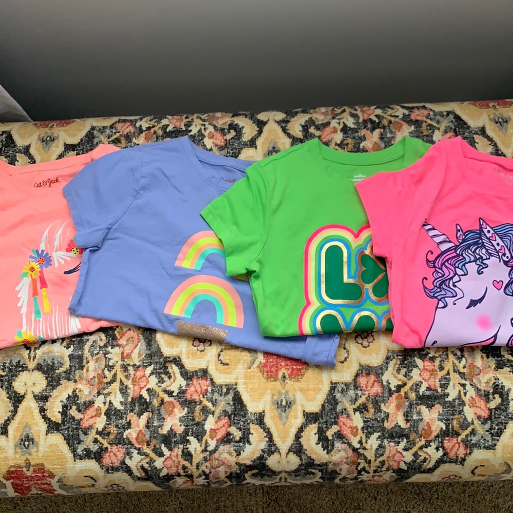 Girls tshirt bundle- various brands size 7/8